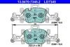 Колодки тормозные (передние) BMW 3 (G20/G80) 18-/X5 (G05/F95) 18-/7 (G11/G12) 15- (Ate) Ceramic ATE 13047073452 (фото 1)