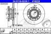 Диск тормозной (задний) Ford Transit 12- (288x16) (+ ABS) ATE 24011602351 (фото 1)