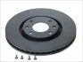Диск тормозной (передний) Citroen Berlingo/С3/С4/С5/Peugeot 207/308 02- (283x26) (с покр.) (вент.) ATE 24.0126-0120.1 (фото 1)