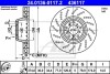 Гальмівний диск двосекційний ATE 24013601172 (фото 2)