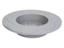 Диск тормозной (задний) Audi A3//VW Caddy III 04-15/Skoda Octavia III/IV 03- (253x10) PowerDisc ATE 24031002771 (фото 1)