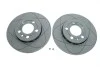 Диск тормозной (передний) Skoda Fabia/Octavia 96-/Roomster 06-/VW Golf 97-06 (256x22)(с покр.) Power ATE 24032201511 (фото 1)