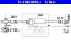 Шланг тормозной (передний) Audi A3/Skoda Octavia/VW Caddy 1.2-3.6 03- (L=563mm) ATE 24514305643 (фото 2)