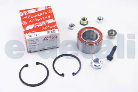 Підшипник маточини перед. VW Caddy II/Golf II/Golf III/Passat B3/B4 -04 AUTLOG RS1021