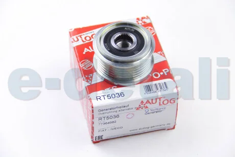 Шків генератора Ducato/Boxer/Transit 2.2JTD/HDI/TDCI 06- AUTLOG RT5036
