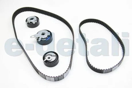 Комплект ГРМ LT/T4 2.5TDI 96- (2 ремня + 3 ролика)(55-111 kW)(рем. Conti CT939+CT914) AUTLOG ZK1100