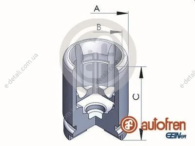 Поршень циліндра супорта AUTOFREN D025121 (фото 1)