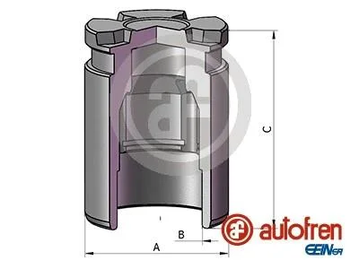 Поршень супорта Tipo 16- (38x49mm)(Mando) AUTOFREN D025805