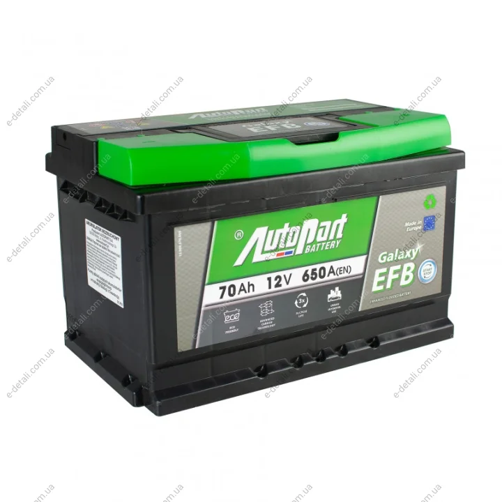 Акумулятор 70 Ah/12V Autopart Galaxy EFB_Start-Stop AutoPart Польша ARL070-EFB (фото 1)