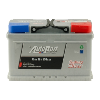 Аккумулятор 75 Ah/12V sb Galaxy Silver AutoPart Польша ARL075-GAL0