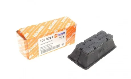 Подушка рессоры (передней/нижняя) MB Sprinter/VW LT 96- (2-х лист) (L) (3281) AUTOTECHTEILE 100 3281