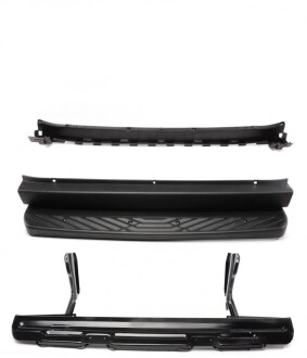 Бампер (задний) MB Sprinter (W906)/ VW Crafter 06-16 (с подножкой) AUTOTECHTEILE 100 8854