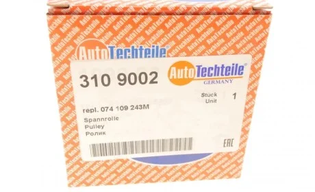 Ролик ГРМ VW Crafter 2.5TDI 06- (натяжний) (1090.02) AUTOTECHTEILE 310 9002