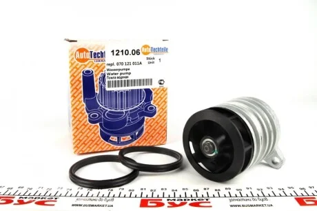 Помпа воды VW T5 2.5TDI 03- (1210.06) AUTOTECHTEILE 312 1006