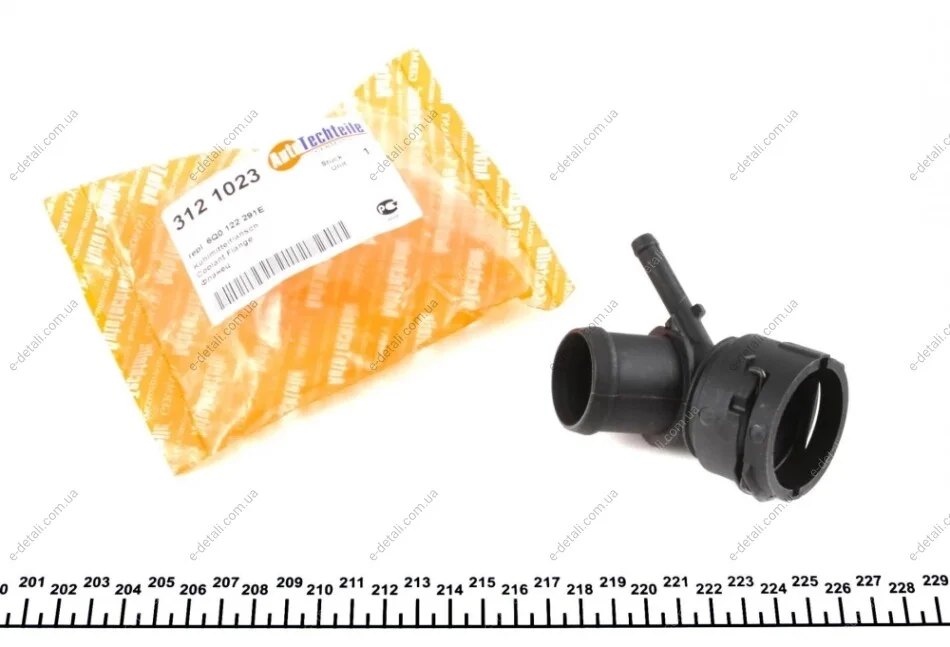 Фланець системи охолодження VW Caddy III 1.9 TDI/2.0 SDI 04-10 AUTOTECHTEILE 312 1023 (фото 1)
