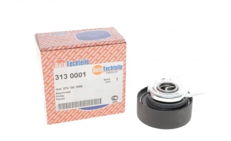 Ролик ГРМ VW LT/T4 2.5TDI (верхній) (натяжний для ПНВТ) (1300.01) AUTOTECHTEILE 313 0001