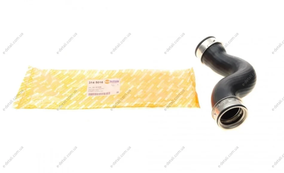 Патрубок інтеркулера VW Caddy 1.9TDI 03- (BJB) (1450.16) AUTOTECHTEILE 314 5016 (фото 1)