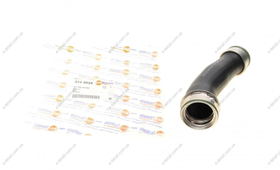 Патрубок интеркулера VW T5 2.5TDI 03- (AXD/AXE/BLJ) (1450.24) AUTOTECHTEILE 314 5024 (фото 1)