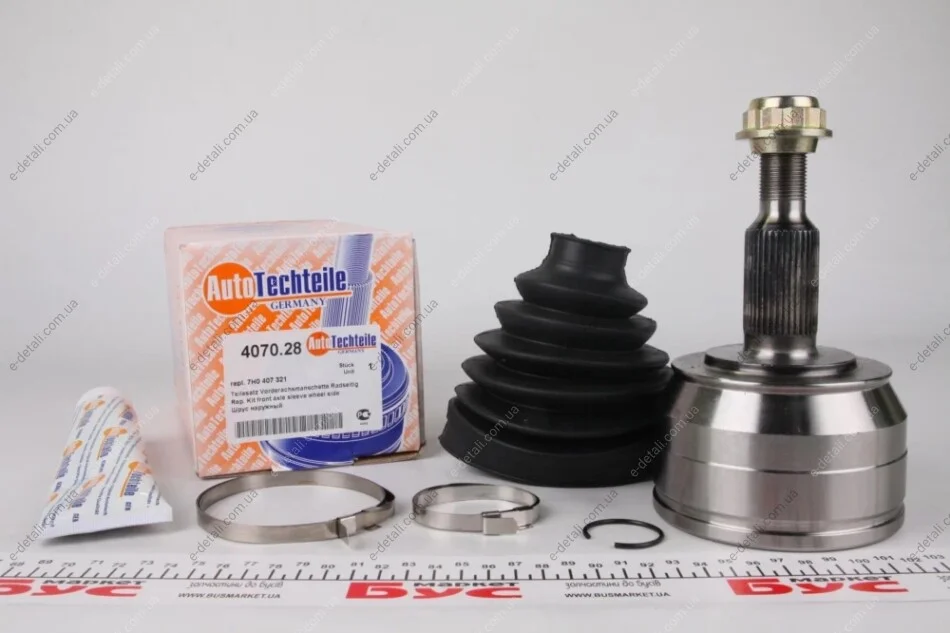 ШРКШ (ШРУС) внешний VW T5 2.5TDI 03- (38/29) AUTOTECHTEILE 340 7028 (фото 1)