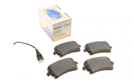 Колодки тормозные AUTOTECHTEILE 369 8017
