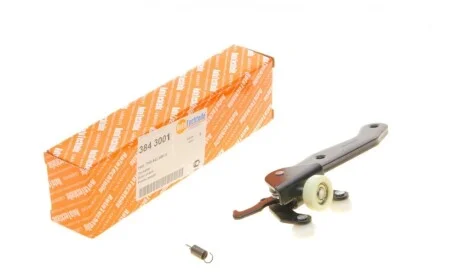 Ролик двери (боковой/нижний) VW T5 (R) (с кронштейном) (8430.01) AUTOTECHTEILE 384 3001