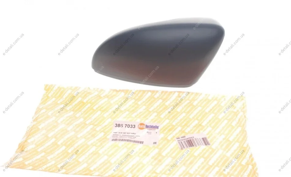 Крышка зеркала (L) VW Passat 08-14 AUTOTECHTEILE 385 7033 (фото 1)