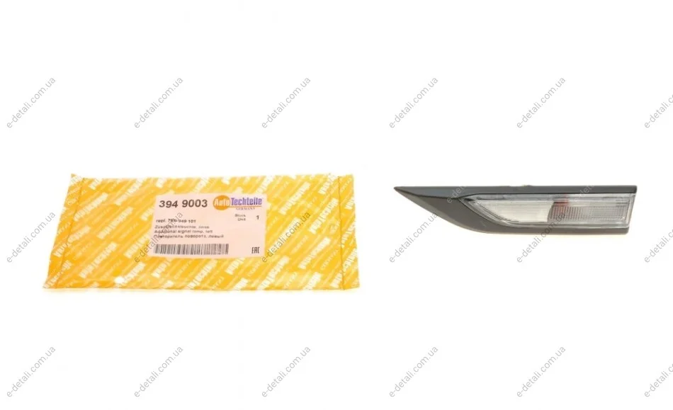 Повторювач повороту на крило VW T6 15- (L) AUTOTECHTEILE 394 9003 (фото 1)