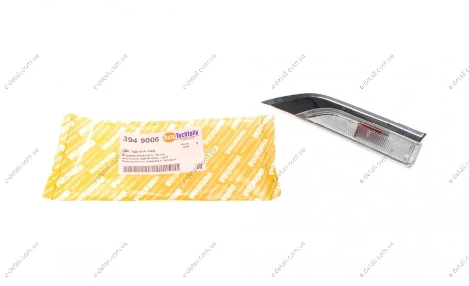 Повторювач повороту на крило VW T6 15- (R) AUTOTECHTEILE 394 9006 (фото 1)