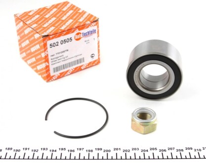 Підшипник маточини перед. Kangoo 97-/Logan 04-/Megane 96-03/R19 88-96 (-ABS) AUTOTECHTEILE 502 0505