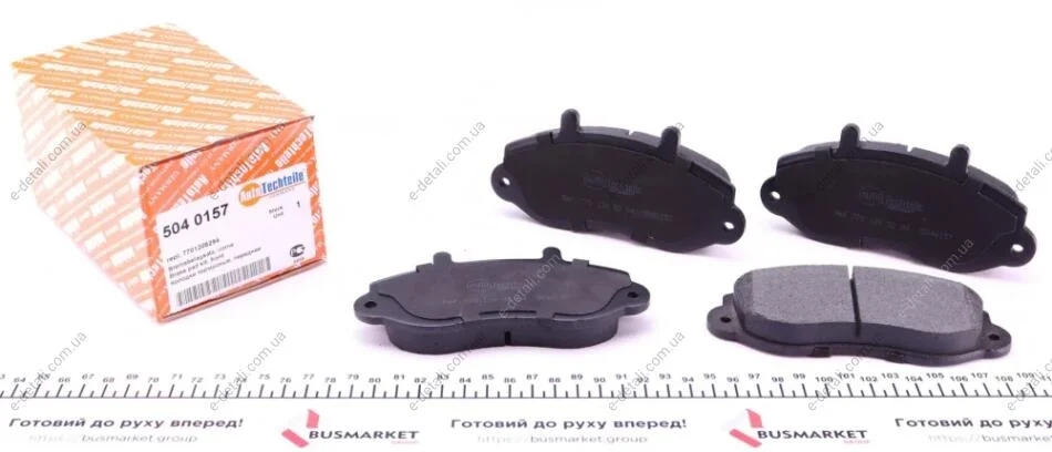 Колодки гальмівні AUTOTECHTEILE 5040157 (фото 1)