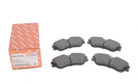 Колодки гальмівні (передні) Citroen Berlingo/Peugeot Partner 96- (TRW) AUTOTECHTEILE 504 0161