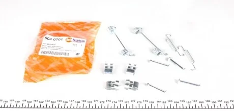 Комплект пружинок колодок ручника Fiat Ducato 94- AUTOTECHTEILE 504 0701