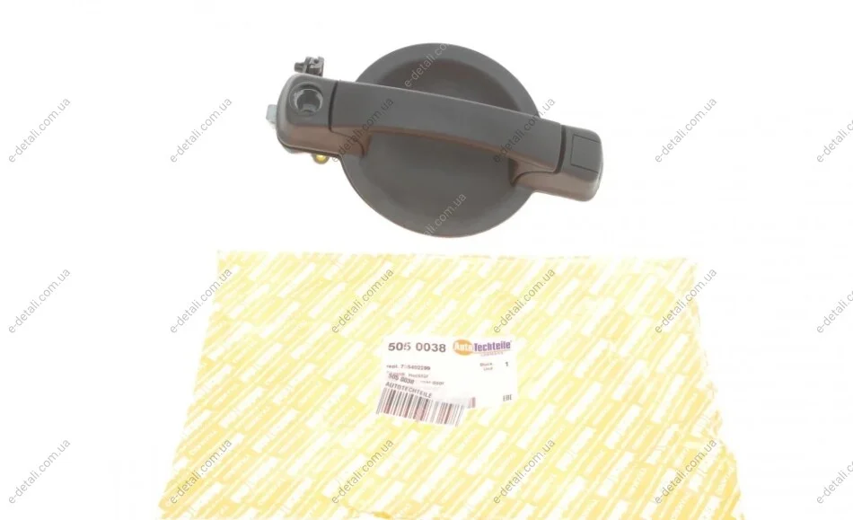 Ручка двери (задней/снаружи) Fiat Doblo 01- AUTOTECHTEILE 505 0038 (фото 1)