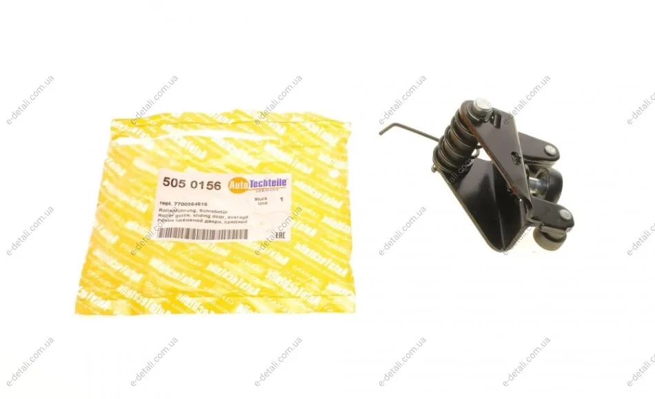 Ролик двери (боковой/средний) Renault Kangoo 97-07 (L) AUTOTECHTEILE 505 0156 (фото 1)