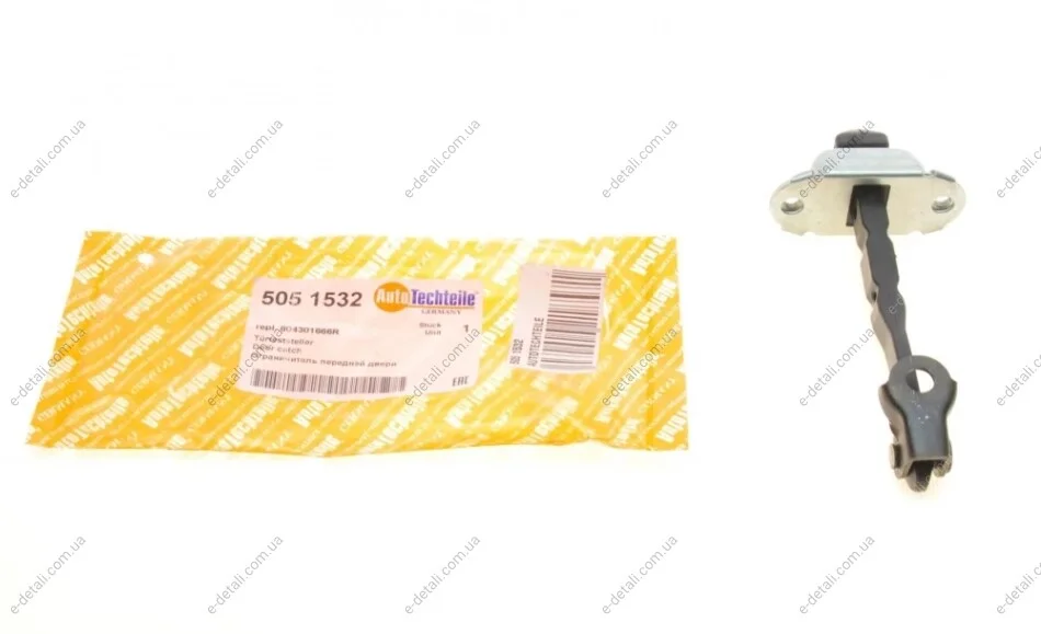 Обмежувач дверей (передніх) Renault Megane IV 15- AUTOTECHTEILE 505 1532 (фото 1)