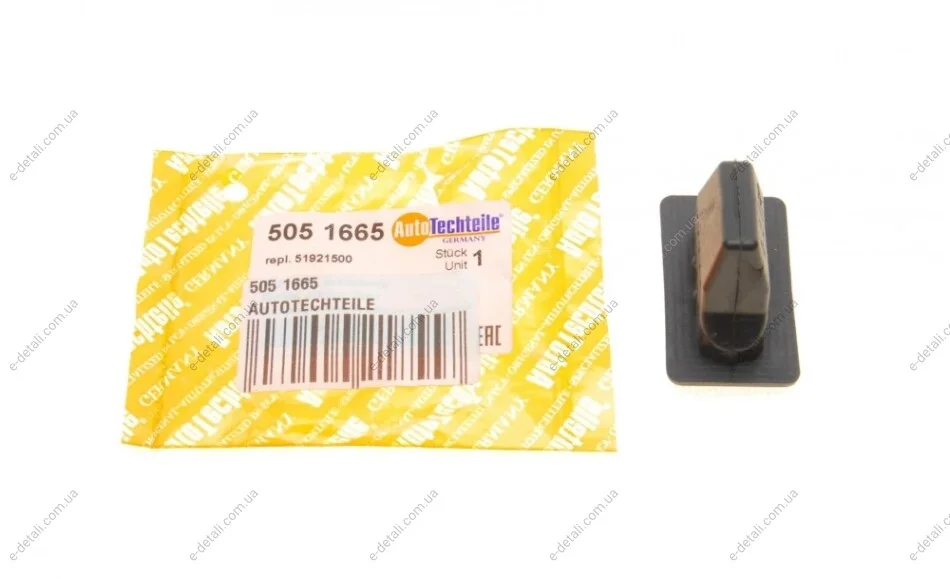 Направляющая двери (боковой/верхняя) Fiat Doblo 09- AUTOTECHTEILE 505 1665 (фото 1)