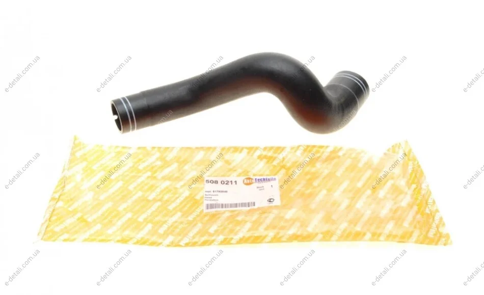 Патрубок интеркулера Fiat Fiorino 1.3 D 07- AUTOTECHTEILE 508 0211 (фото 1)