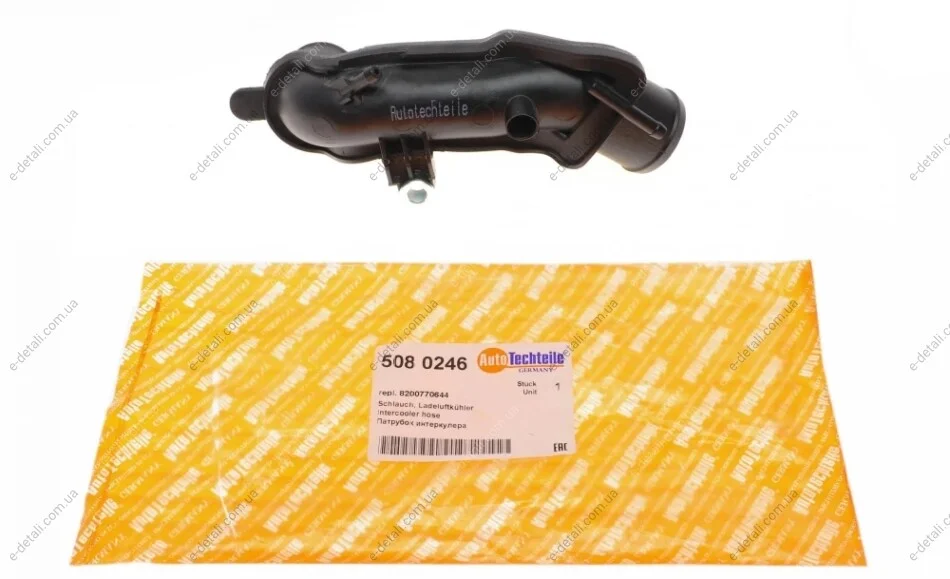 Патрубок турбины Renault Kangoo 1.5 dCi 01- AUTOTECHTEILE 508 0246 (фото 1)