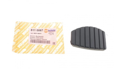 Накладка педали тормоза/сцепления Dacia Dokker 12- AUTOTECHTEILE 511 0067