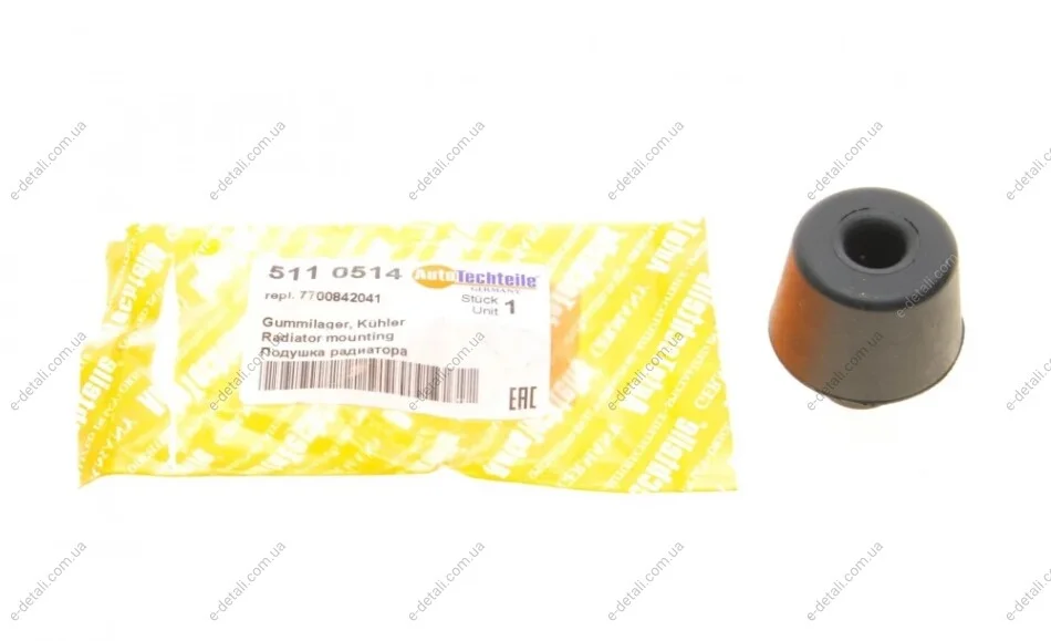 Подушка радіатора Renault Kangoo 97- AUTOTECHTEILE 511 0514 (фото 1)