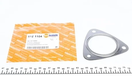 Прокладка труби вихлопної Fiat Ducato/Citroen Jumper/Peugeot Boxer 06- AUTOTECHTEILE 512 1104