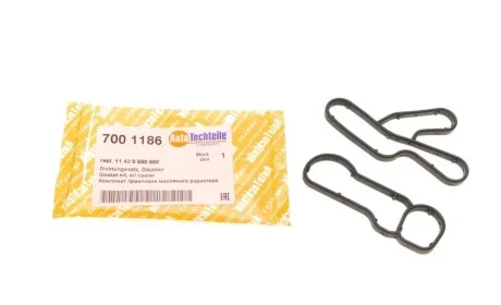 Прокладка радіатора масляного BMW 3 (E90/F30/F80)/5 (F10)/7 (F01/F02/F03/F04)/X3 (F25) 07-18 (к-кт) AUTOTECHTEILE 700 1186