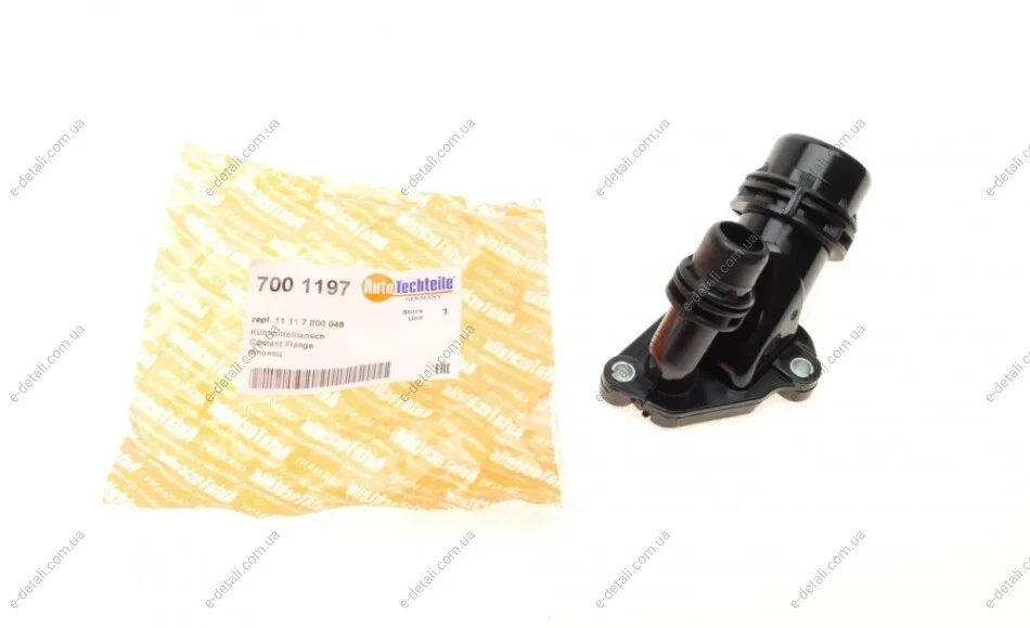 Фланец системы охлаждения BMW 3 (E90/5 (E60) 04-11 (N47/N57) AUTOTECHTEILE 700 1197 (фото 1)