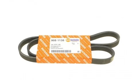 Ремень генератора Renault Kangoo/Megane/Laguna 1.4/1.5 dCi/1.6 03-/Audi A6 4.2FSI 06-11 AUTOTECHTEILE 905 1135