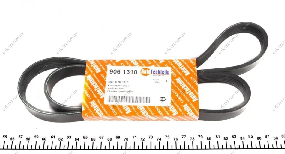 Ремень генератора 1.3D Multijet/1.3JTD AUTOTECHTEILE 906 1310 (фото 1)