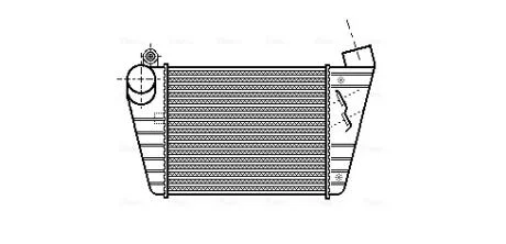 Охладитель наддувочного воздуха AVA COOLING AI4172