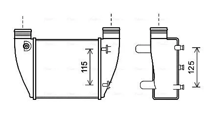 Інтеркулер AVA COOLING AI4364