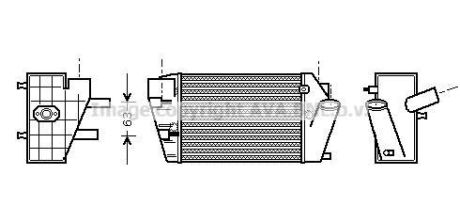 Інтеркулер AVA COOLING AIA4187