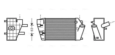 Інтеркулер AVA COOLING AIA4187