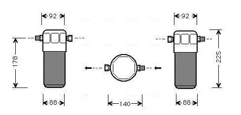Осушитель, Система кондиционирования воздуха AVA COOLING AID154 (фото 1)